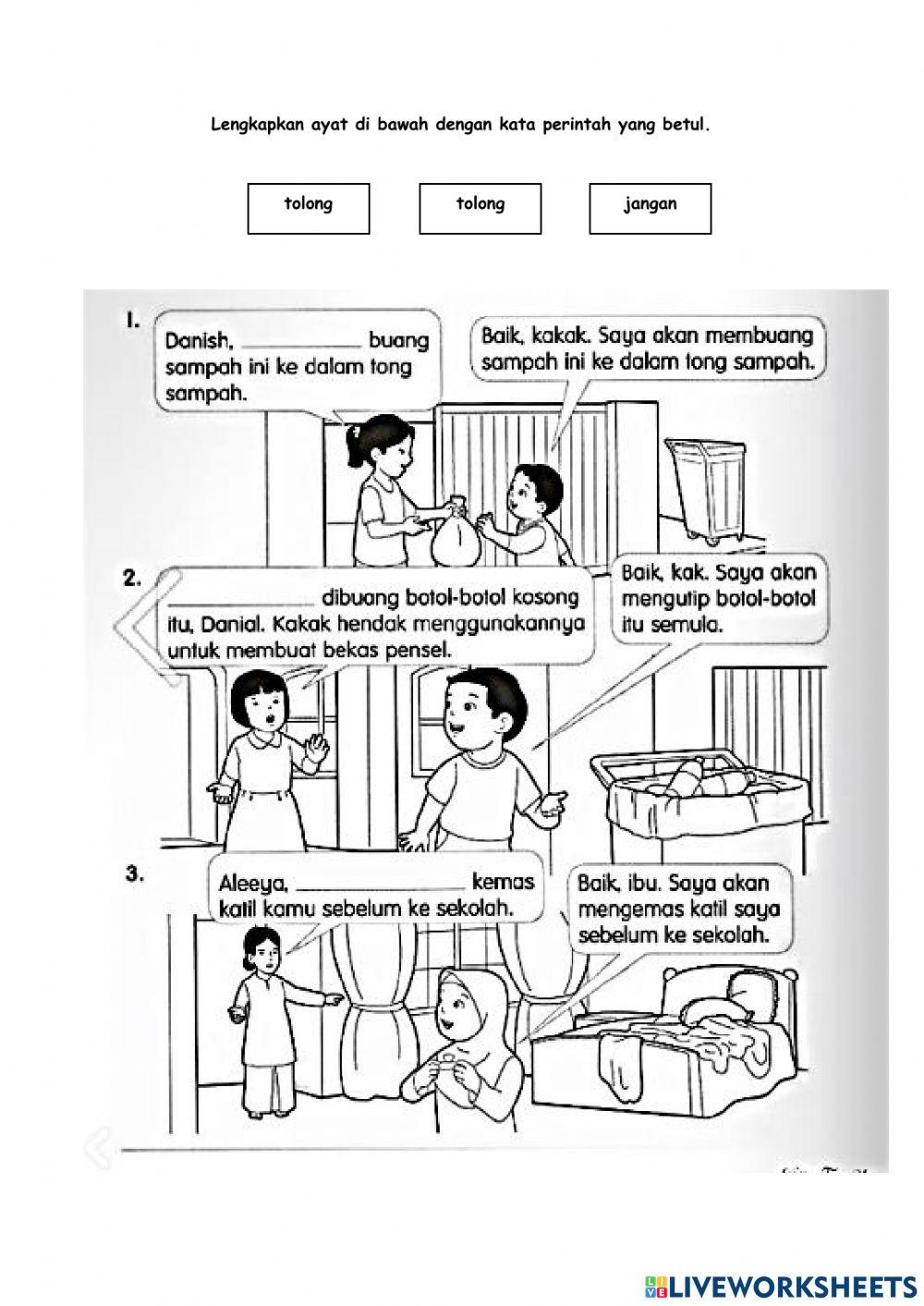 Kata perintah tahun 1