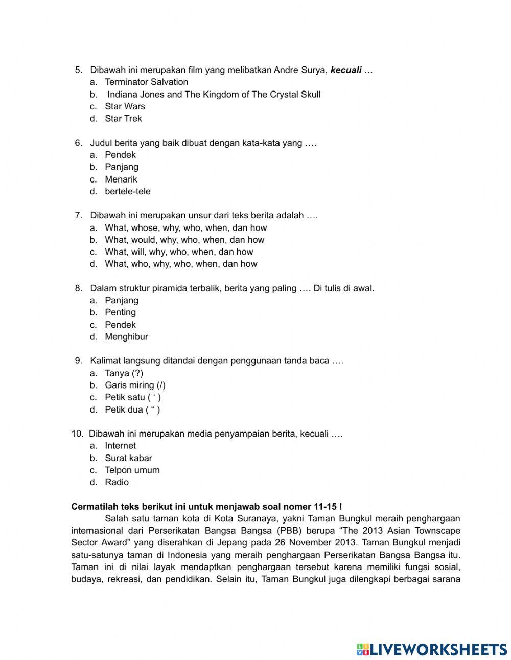 Lks bab 1 teks berita