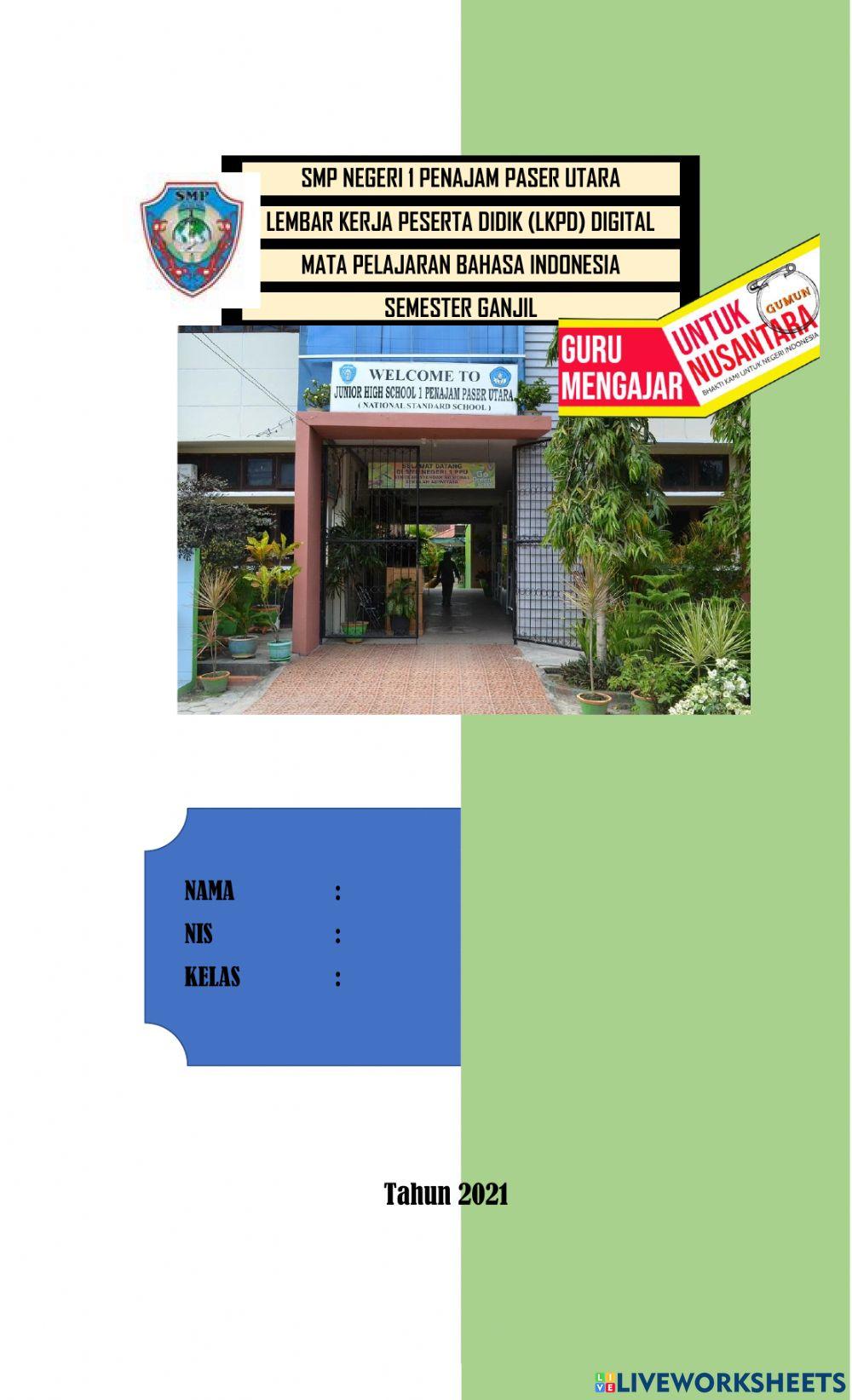 LKPD Bahasa Indonesia