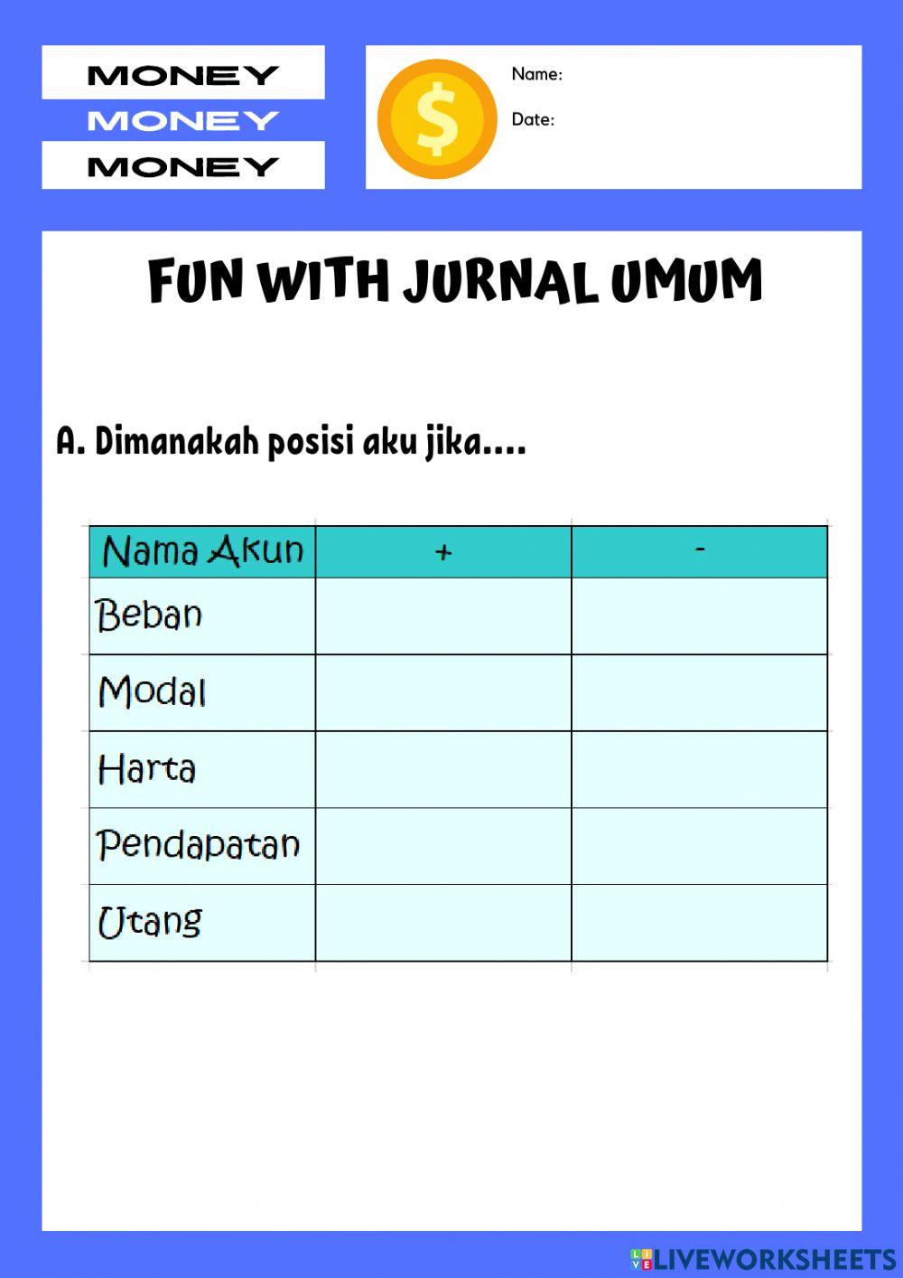 Fun with jurnal umum