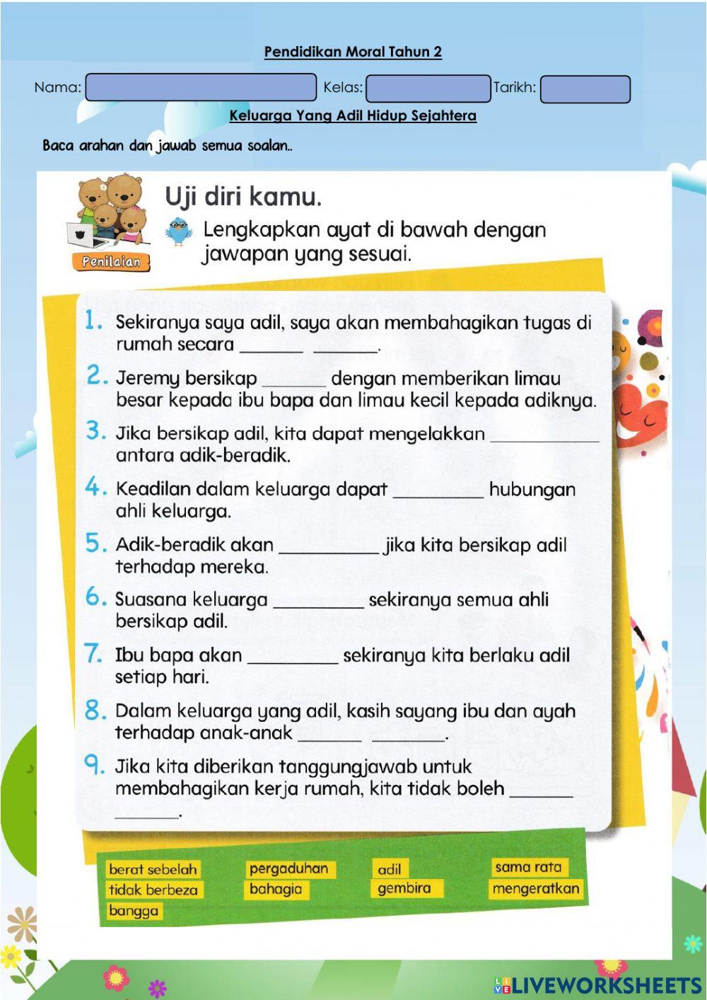 PM Tahun 2 - Keluarga Yang Adil 7