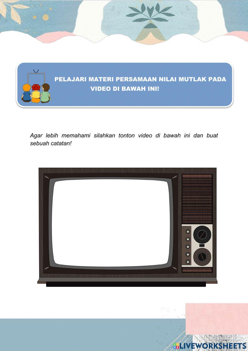 LKPD Persamaan Nilai Mutlak, SMAN 1 Padang