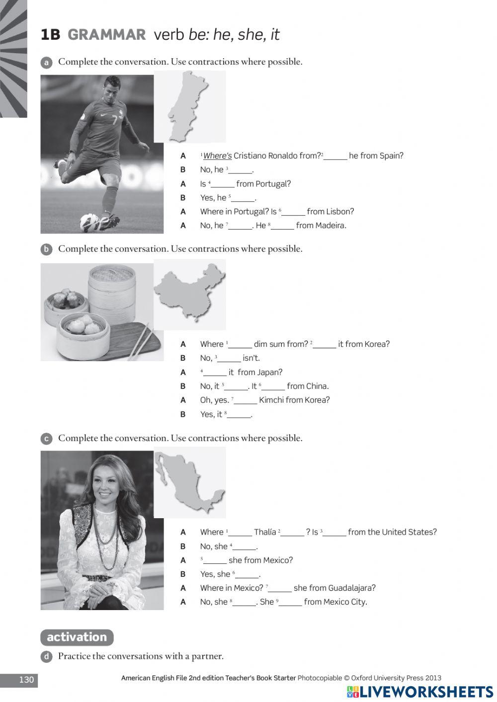 VERB BE - I, YOU, HE, SHE, IT 6675534 | Fabio dos Santos