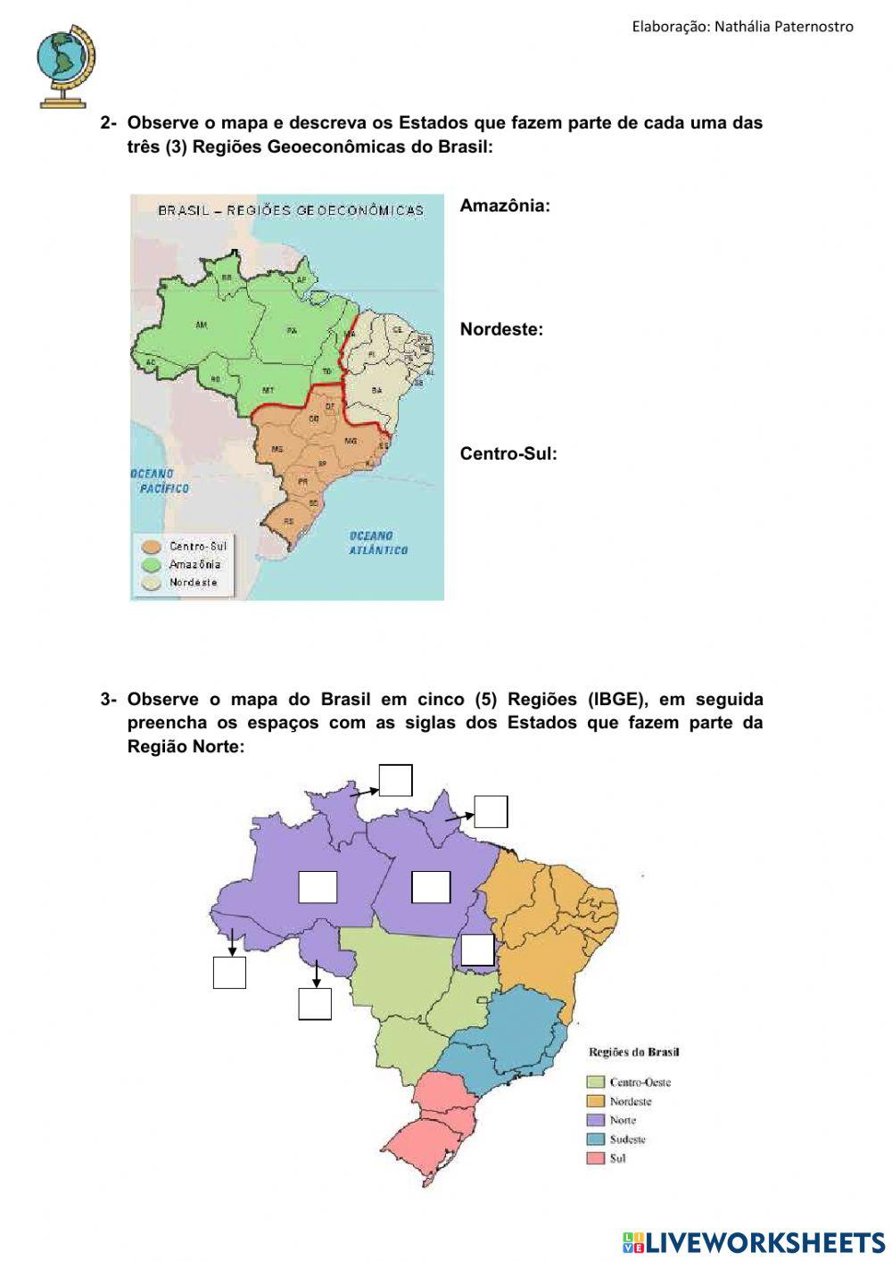 mapa dos estados do nordeste com capitais