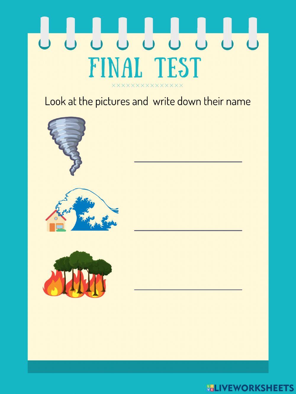 Final Test Level 3