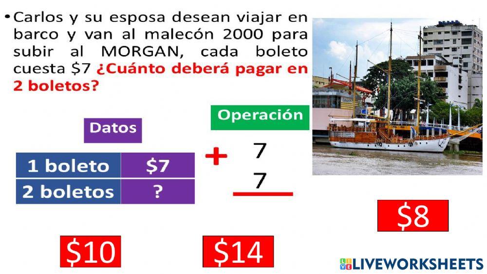 Problemas de adición 1