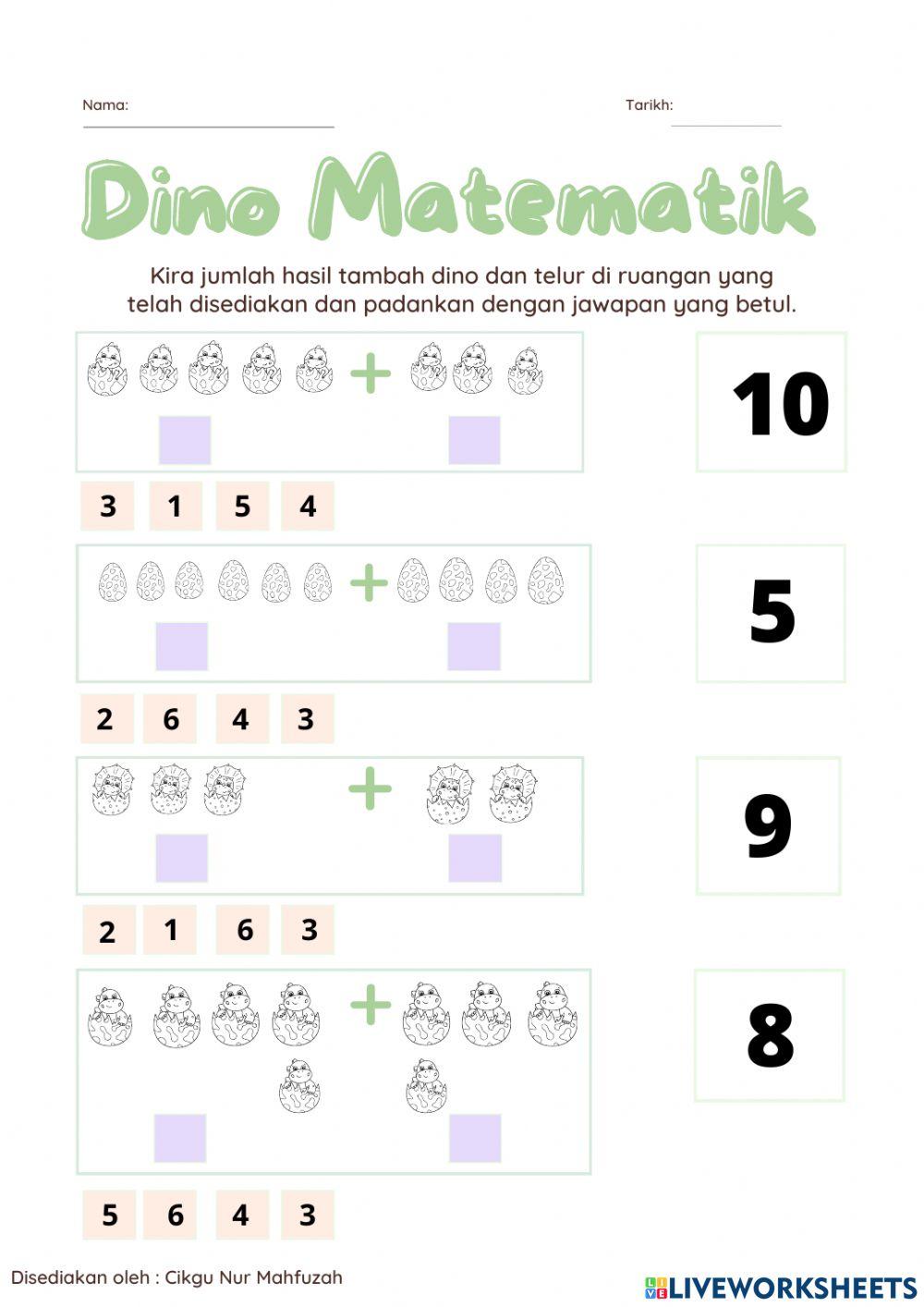 Operasi tambah tanpa mengumpul semula