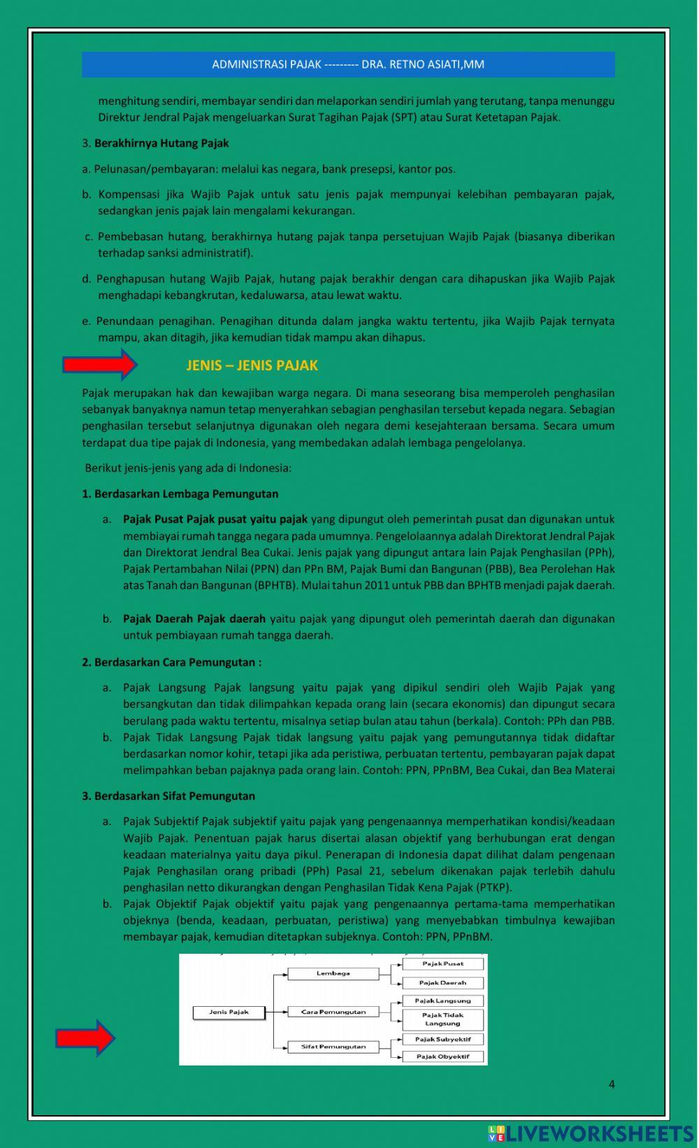 Lkpd administrasi pajak