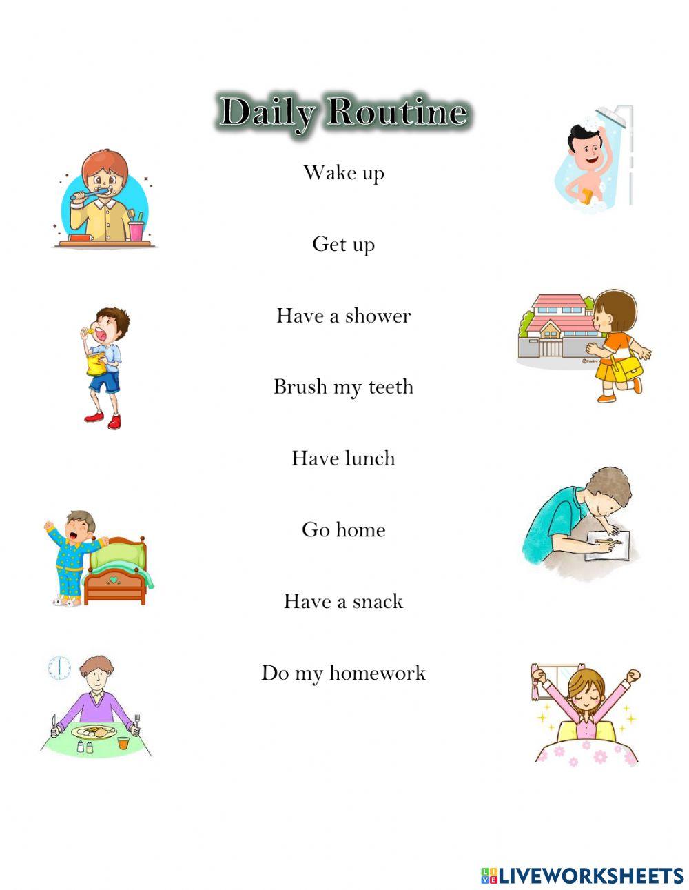 Daily Routine Daily Routine