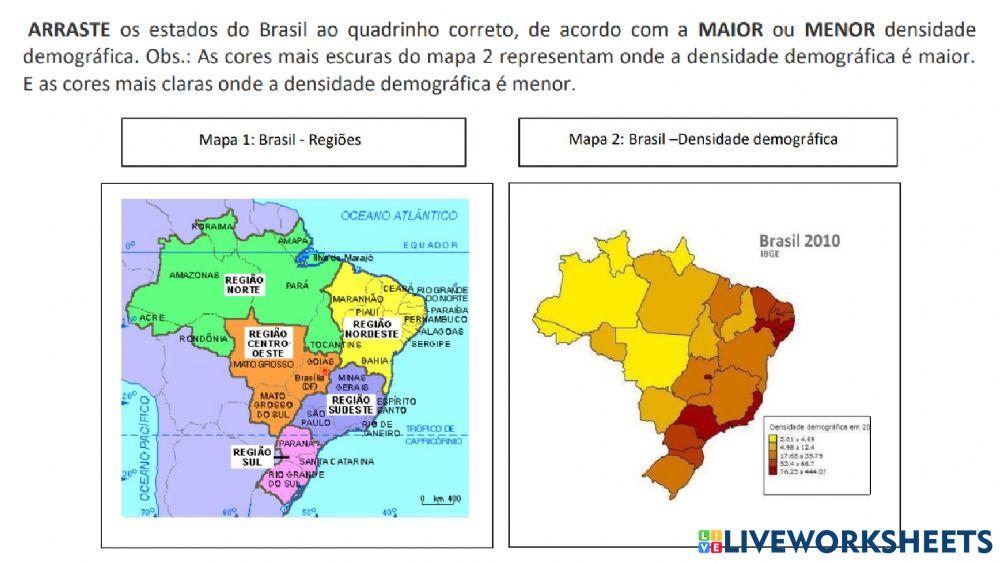 Densidade Demográfica - Brasil