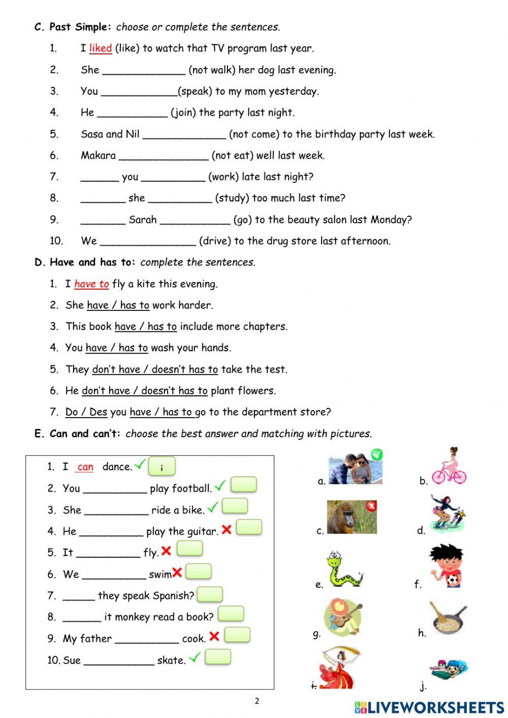 Final Test - Grammar