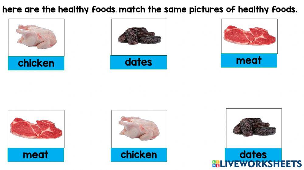 Healthy & unhealthy food