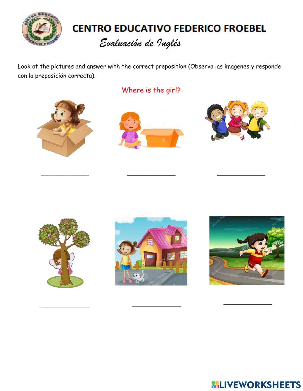 Evaluación de Inglés