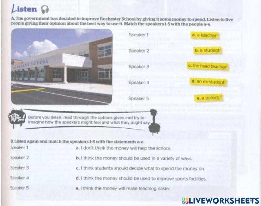 Unit 4 - Being a Teen (Listening, page 55)