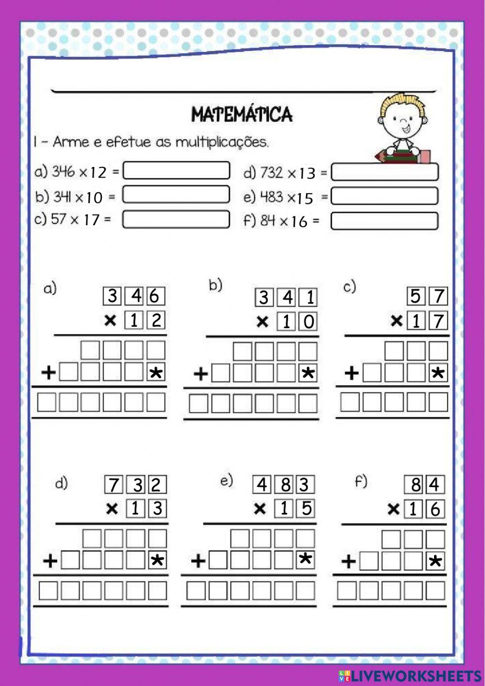 Multiplicação Básica b 2