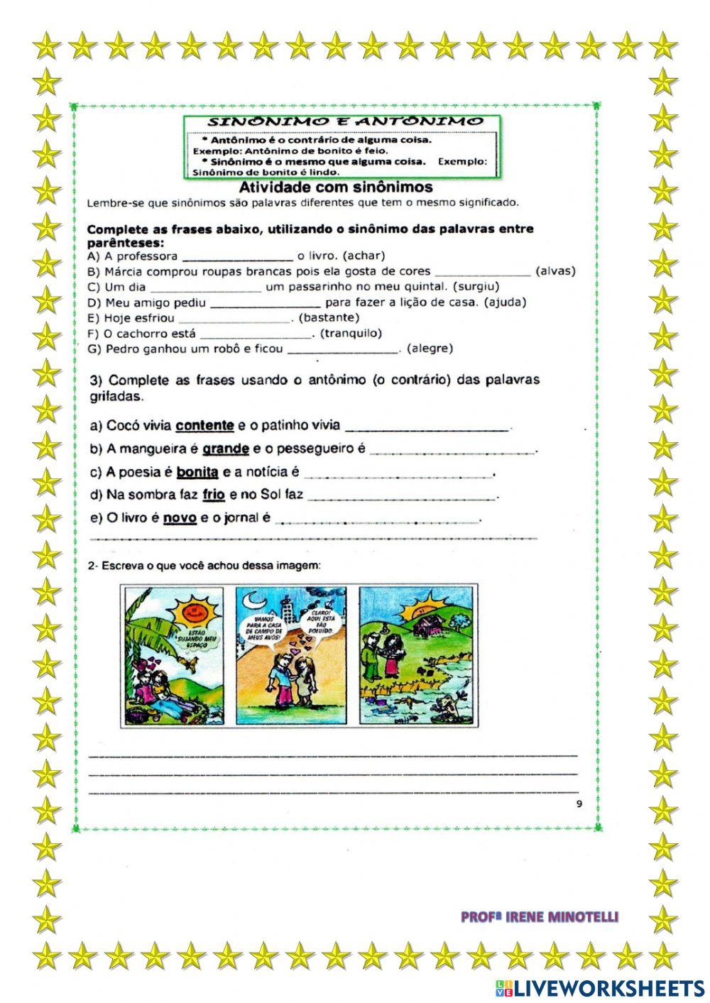 Lendas, Biografia , sinônimo e Antônimos