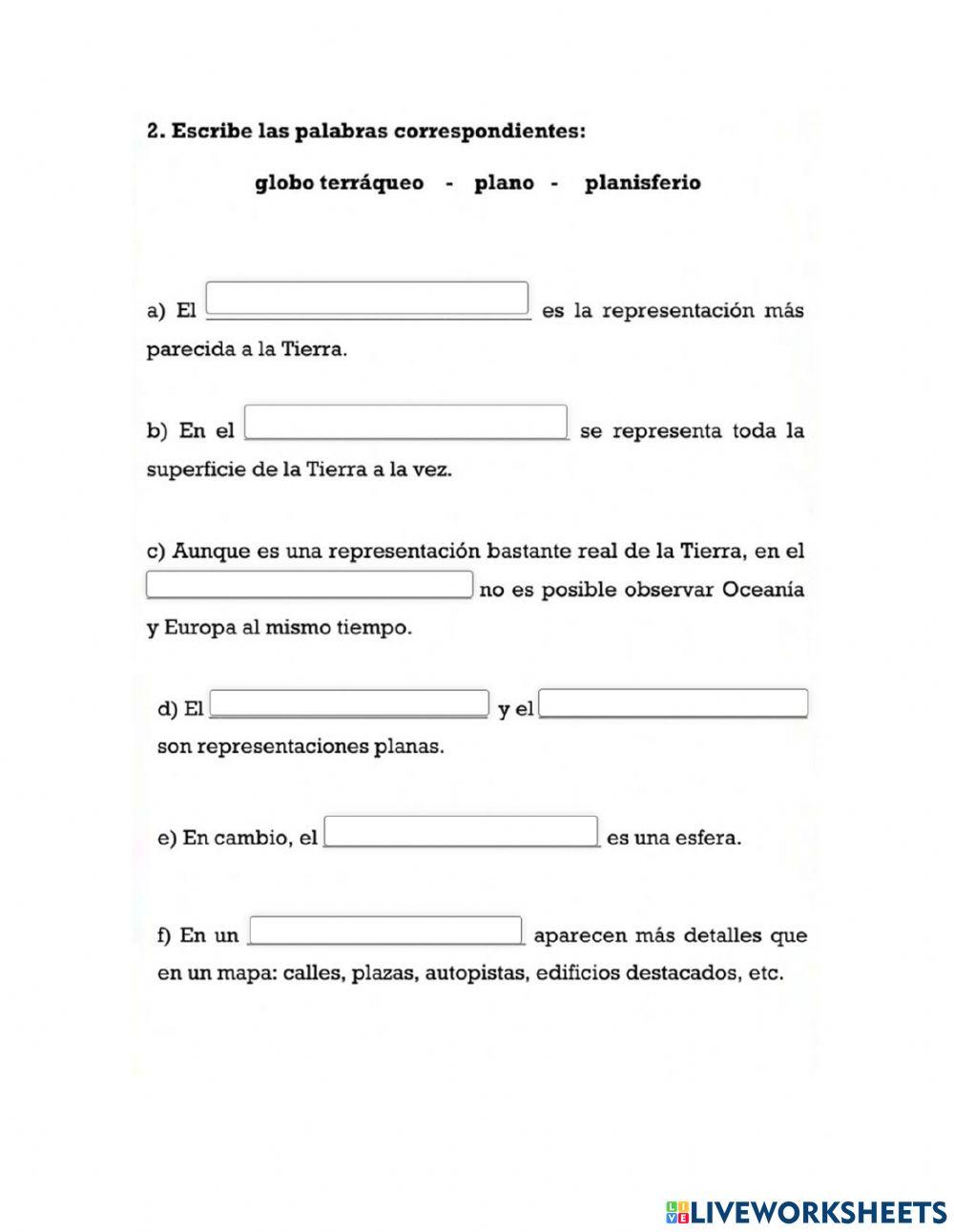 Representaciones de la tierra