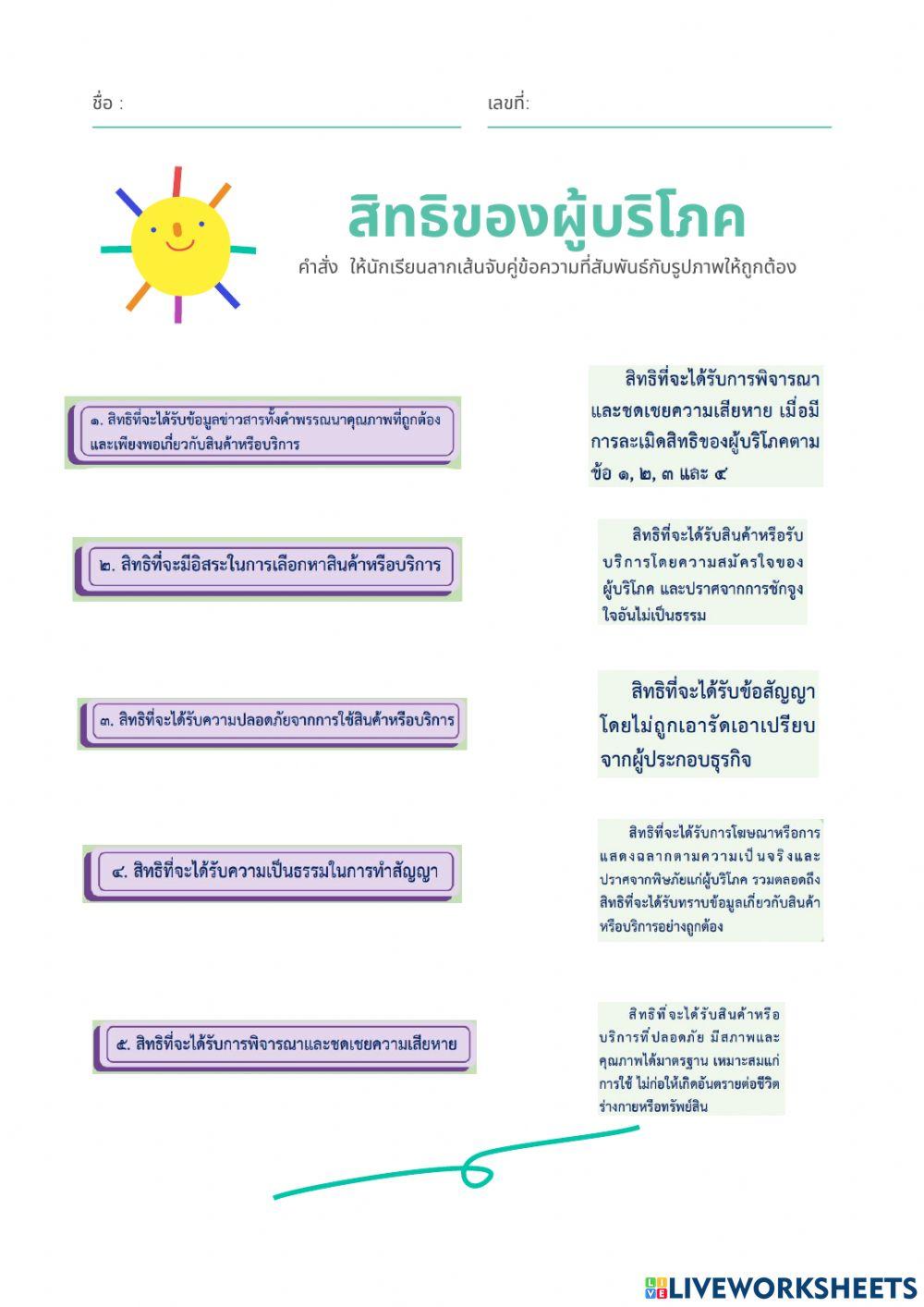 สิทธิของผู้บริโภค