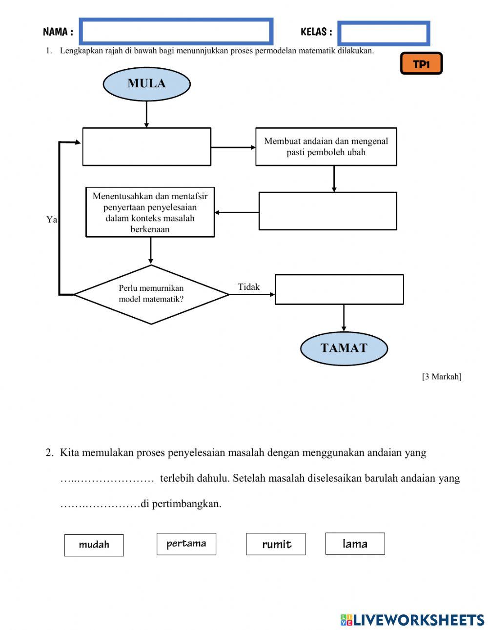 Bab 8 : permodelan matematik