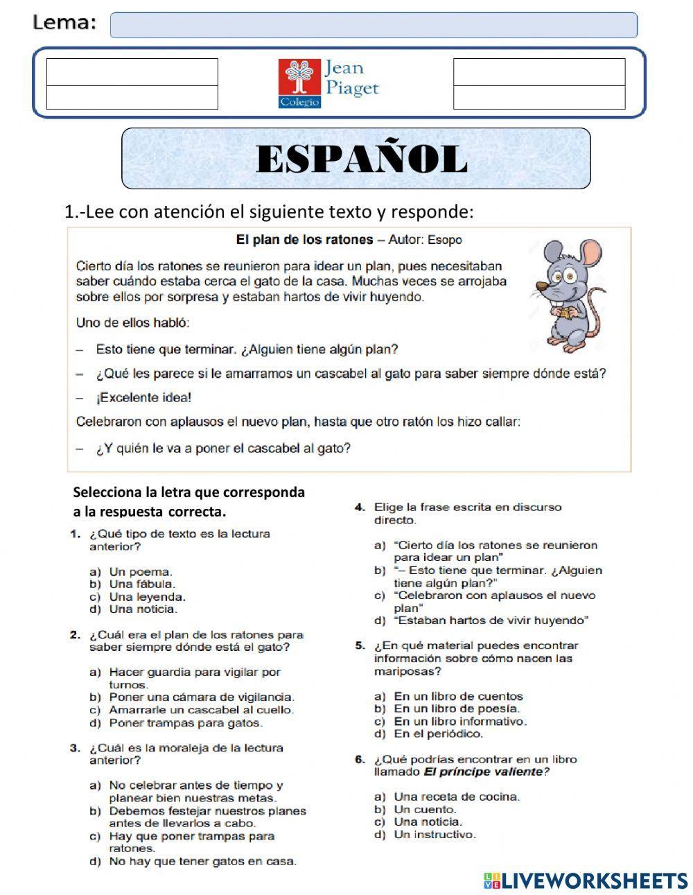 Comprensión lectora