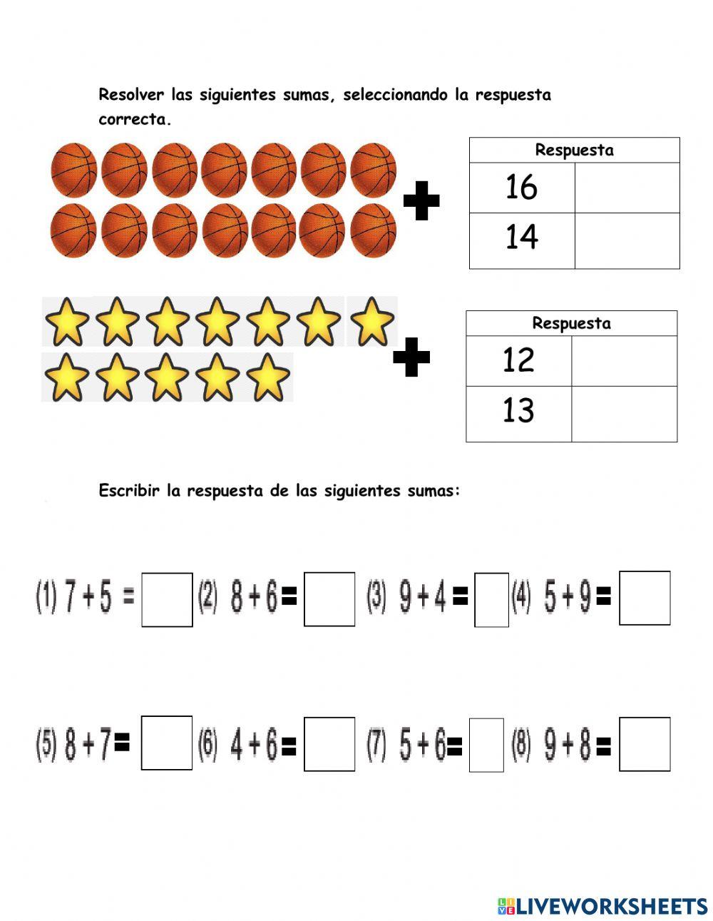 Evaluación Matemáticas