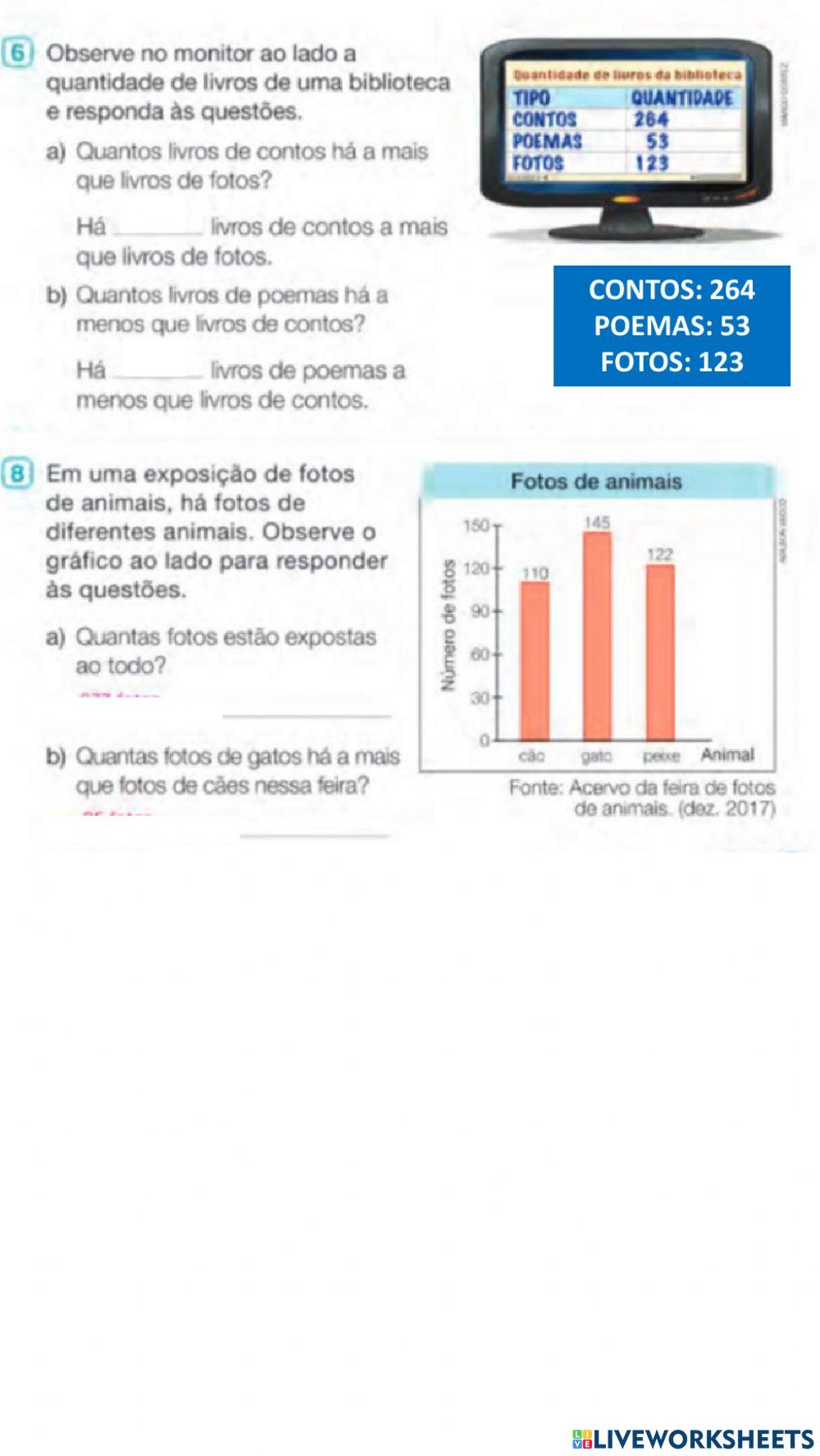 Atividade de matemática