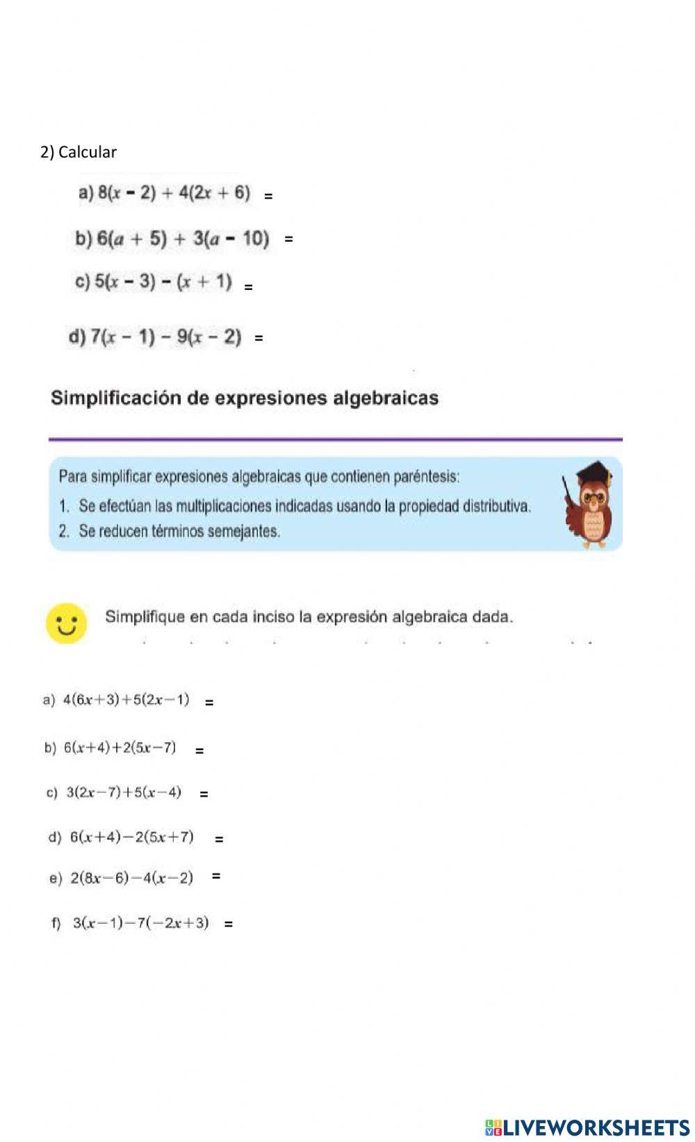 División de Expresiones Algebraicas 2