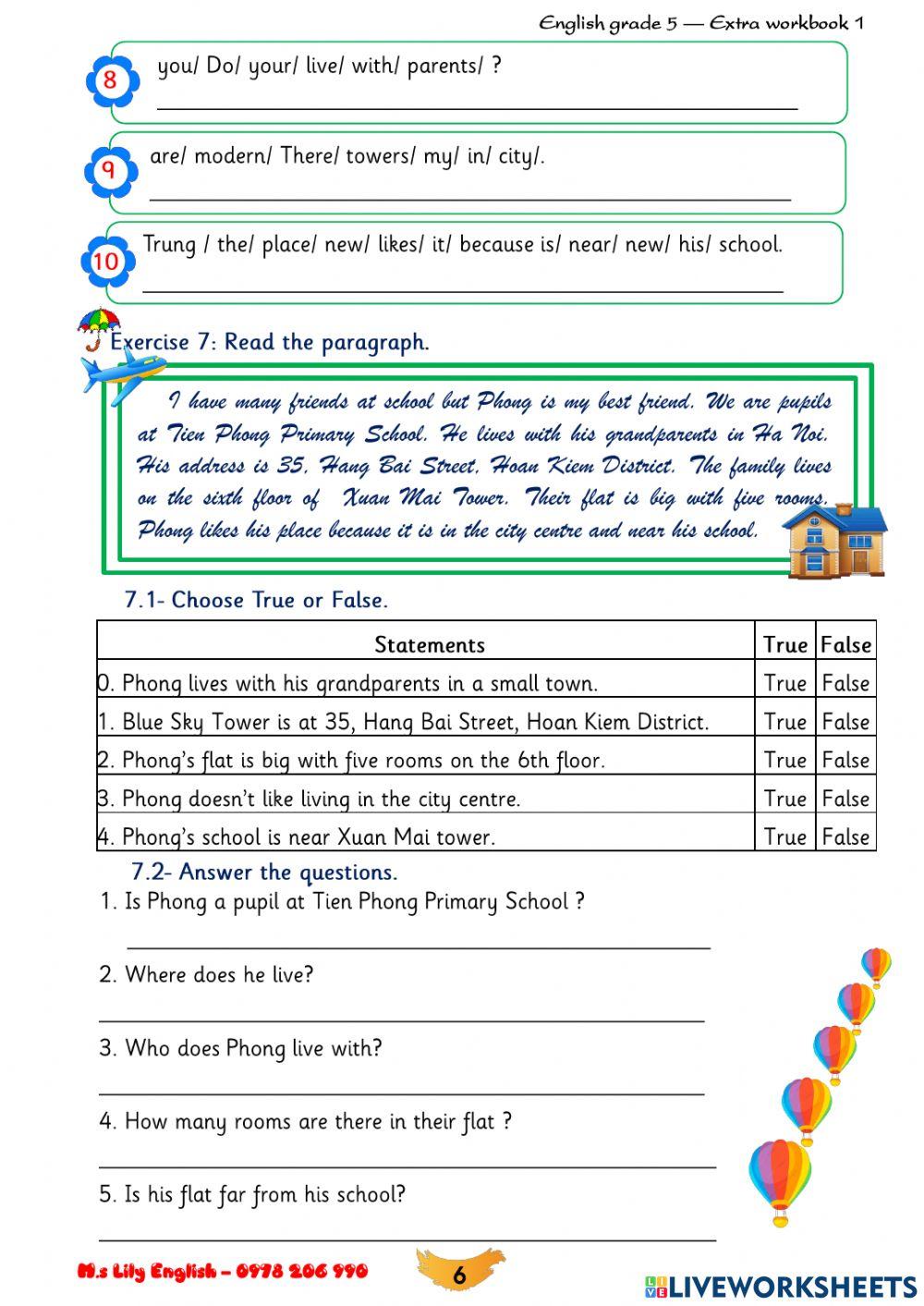 G5-Unit 1: What's your address?