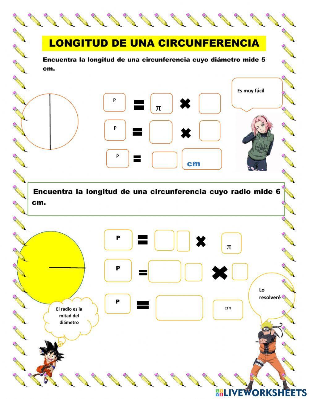 Longitud de una circunferencia