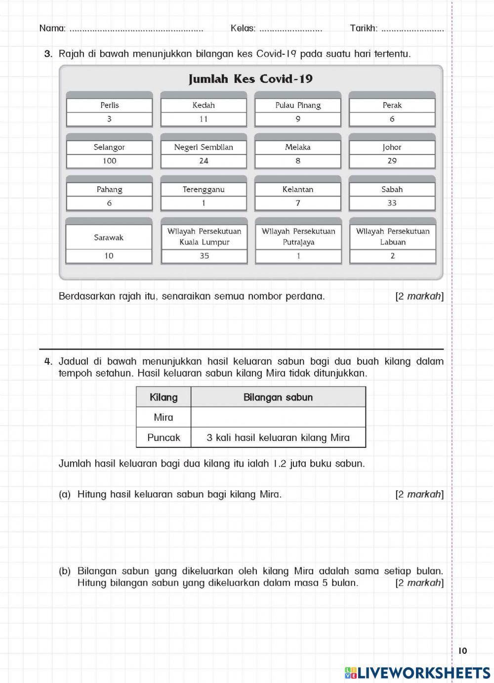 Matematik Tahun 6 Nombor dan Operasi