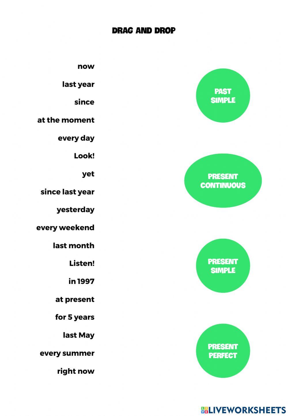 Revision - Tenses
