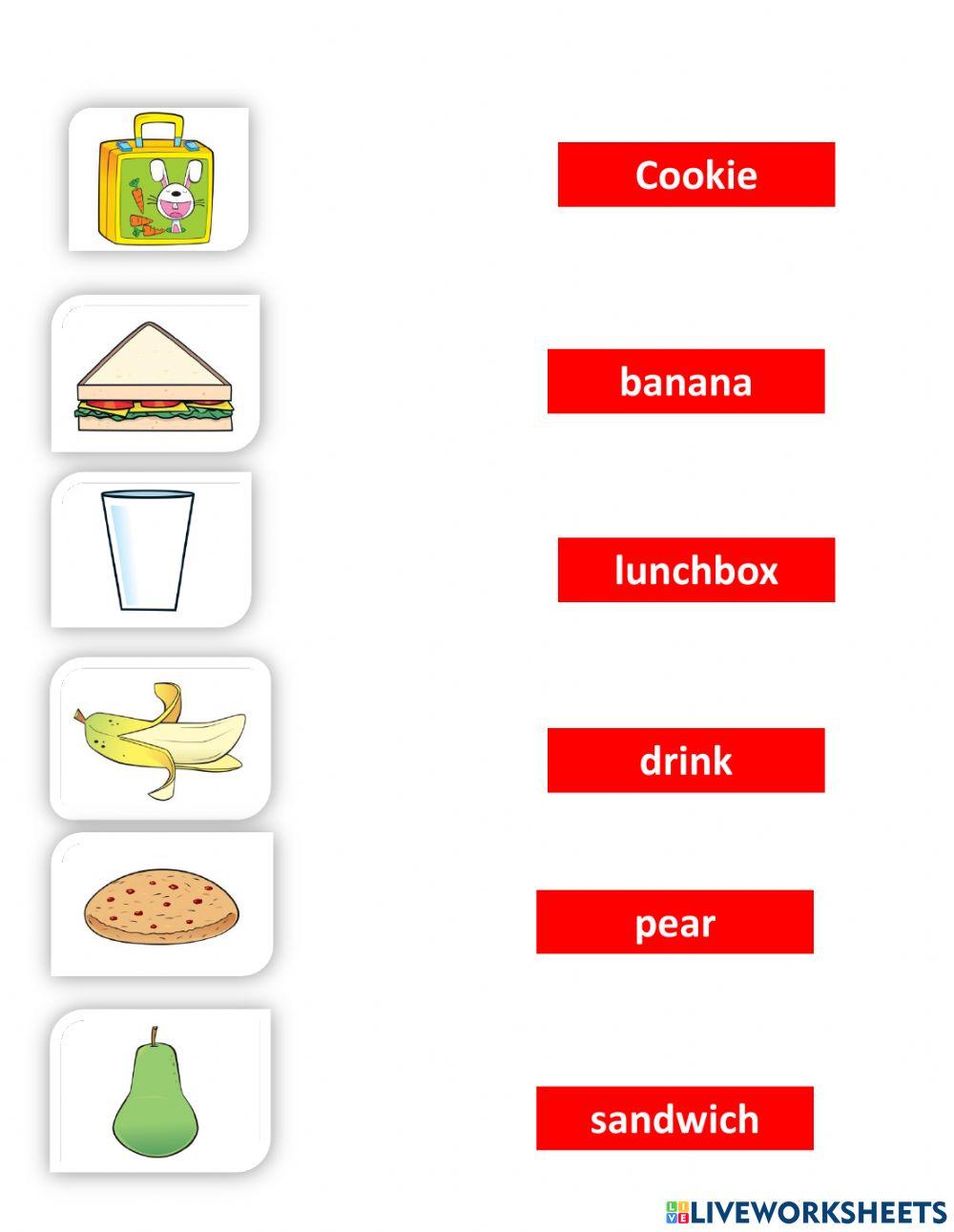 Unit 6:  Lunchtime - Lesson 1: Words