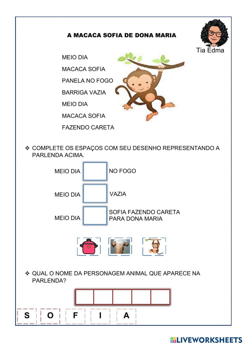 Interpretação de texto - PARLENDA