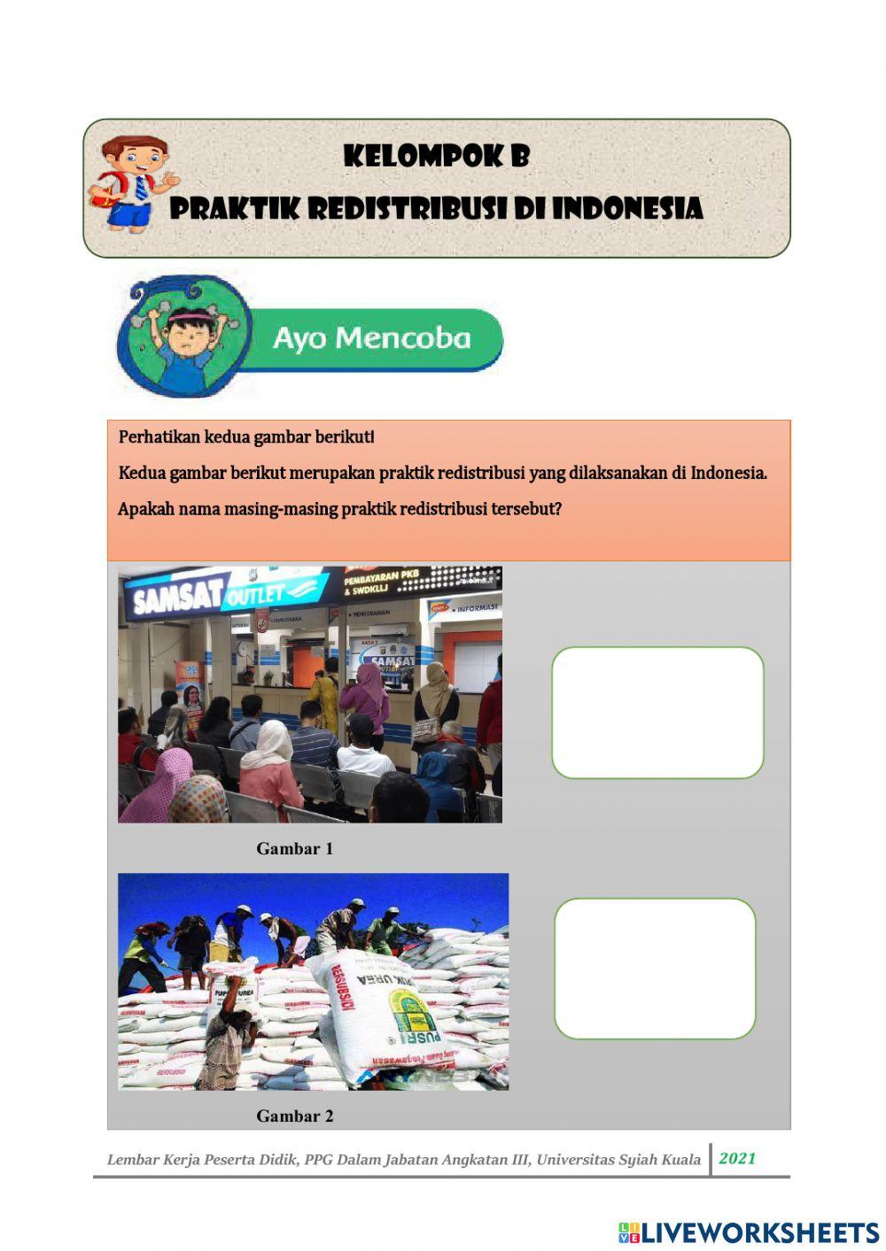 Redistribusi pendapatan