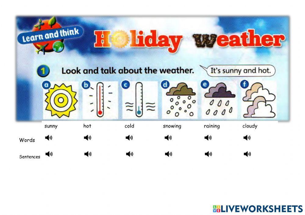 Year 2-Lesson 76-Reading 18-Holiday Weather-Pronunciations