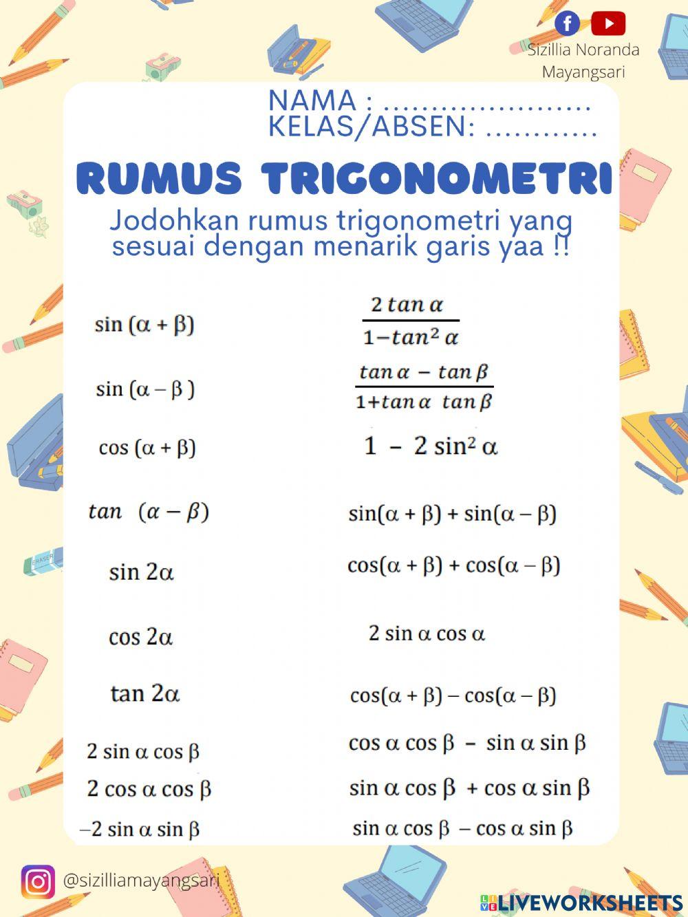 Rumus Trigonometri