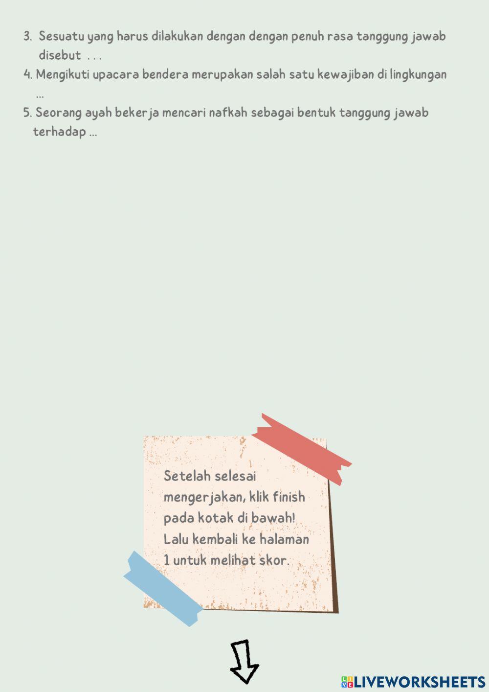Ulangan Harian PKN Tema 2