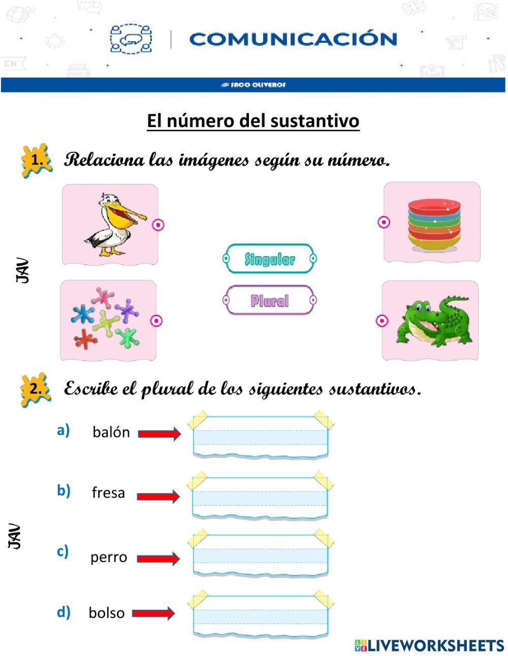 Número del sustantivo