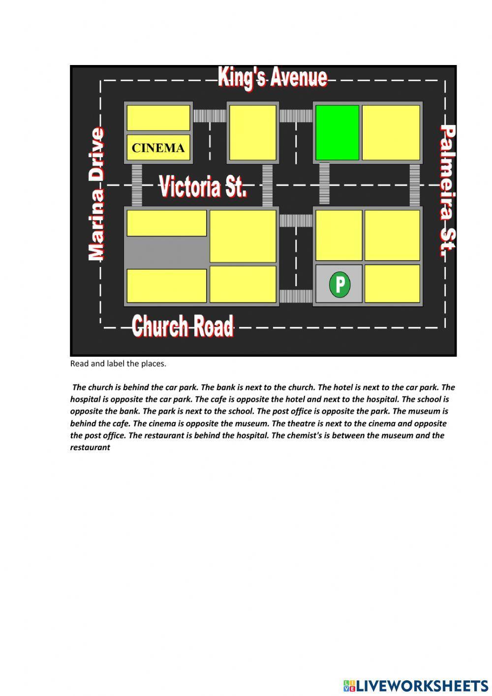 Preposition of place