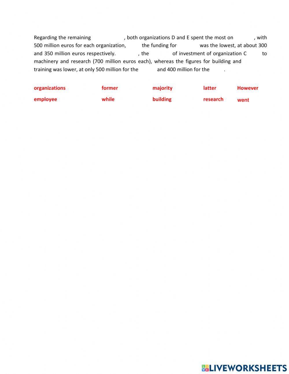 IETLS Writing Task 1-Future prediction