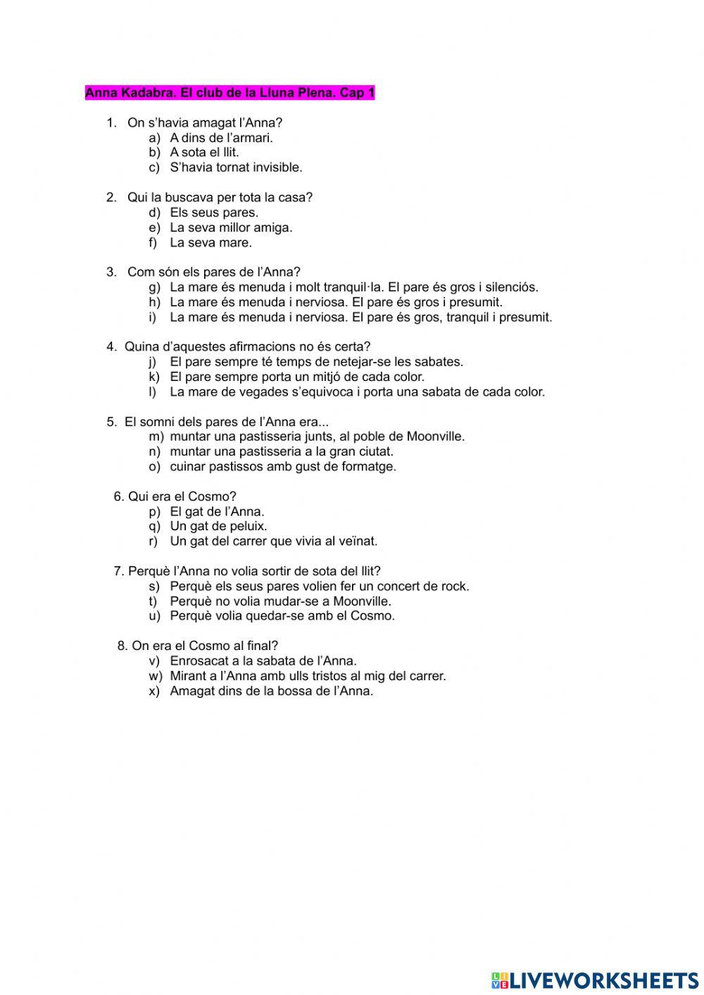 Anna Kadabra. El club de la Lluna Plena c.1