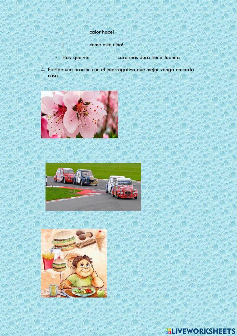 Interrogativos y exclamativos