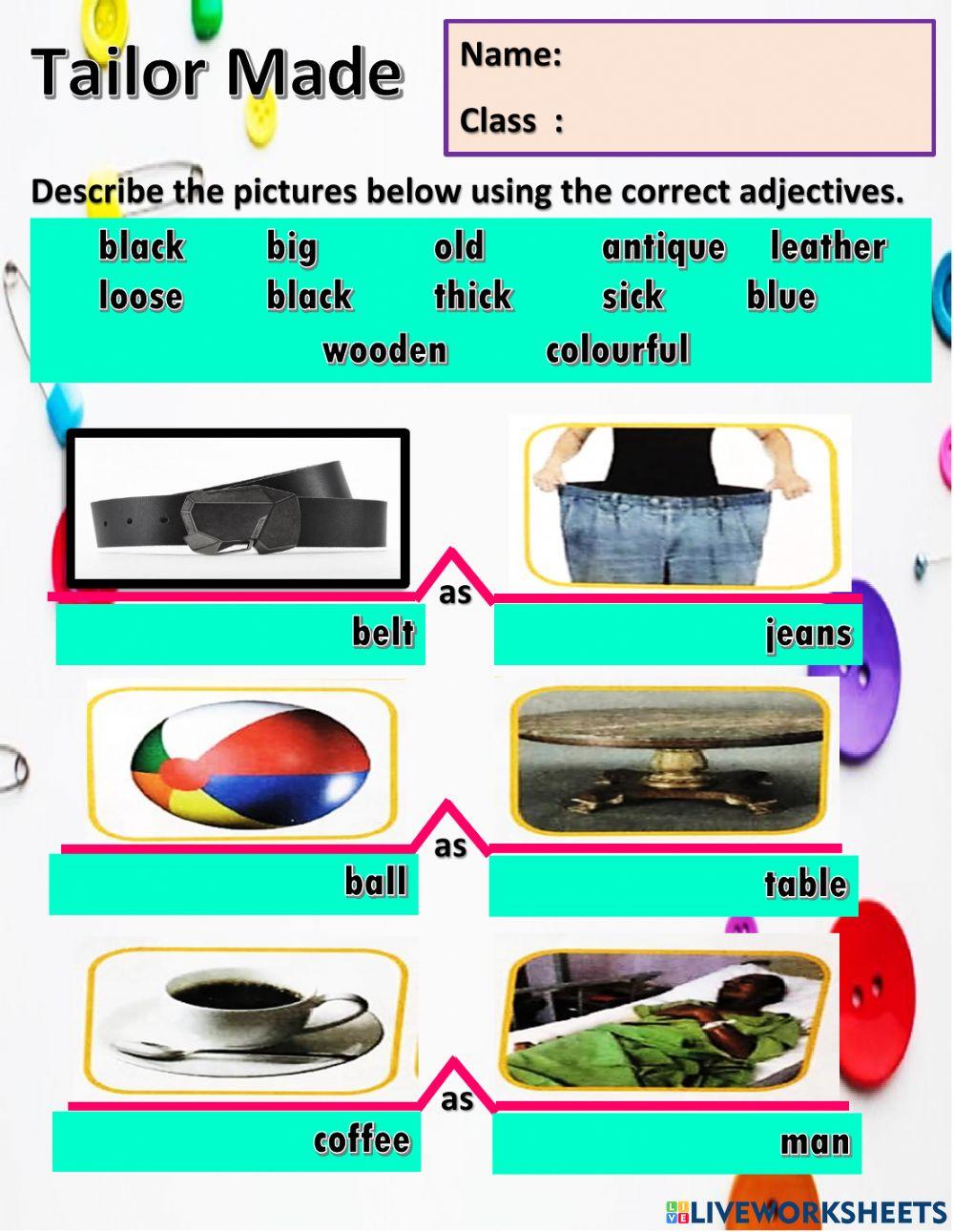 Year 6 Unit 11 Tailor Made
