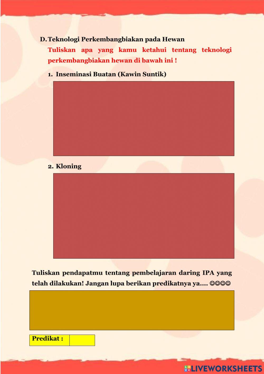 LKPD Reproduksi Hewan