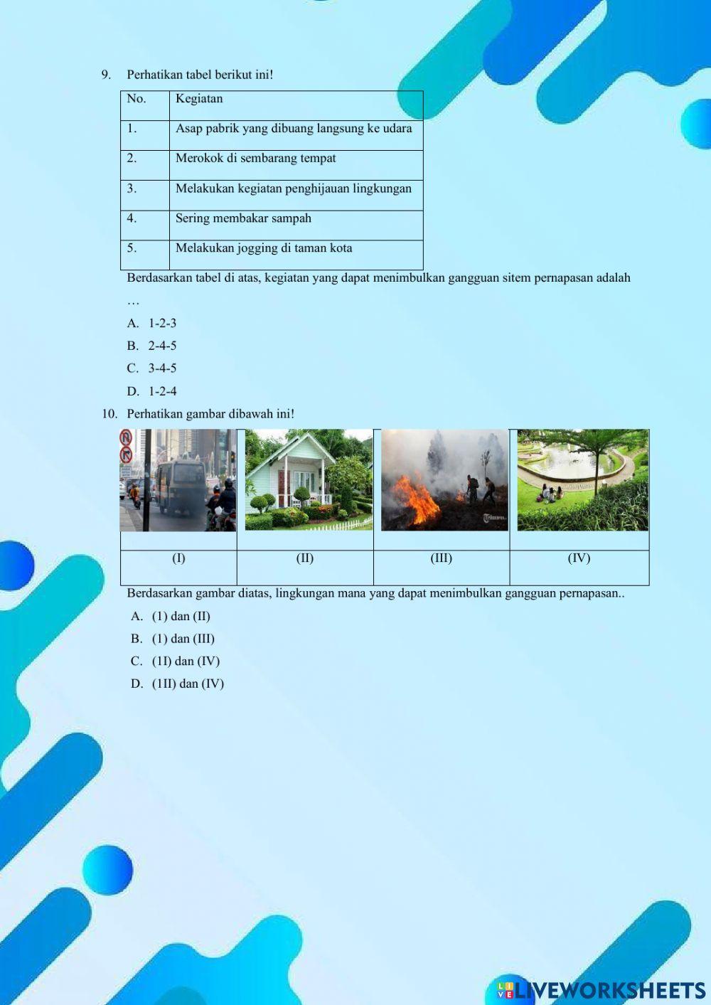 Evaluasi Kelas 5 Tema 2 Subtema 2 Pb. 1