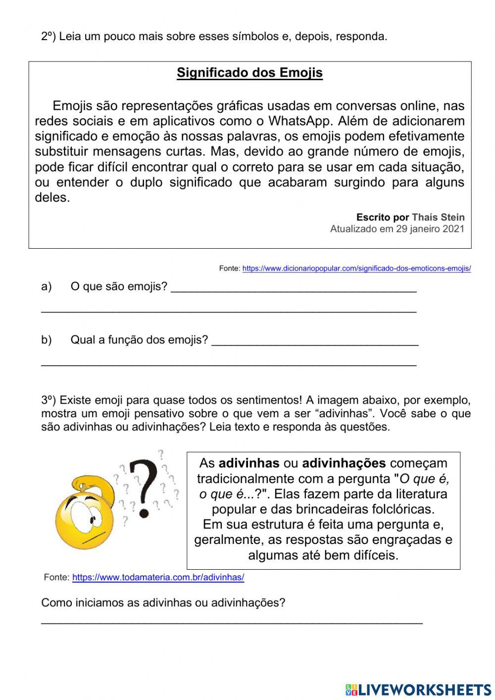 Exercício Interdisciplinar