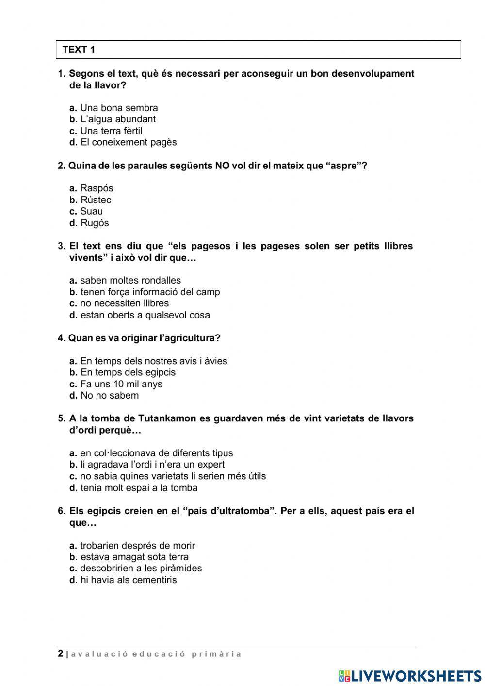 CB (10-11): El tresor de les llavors