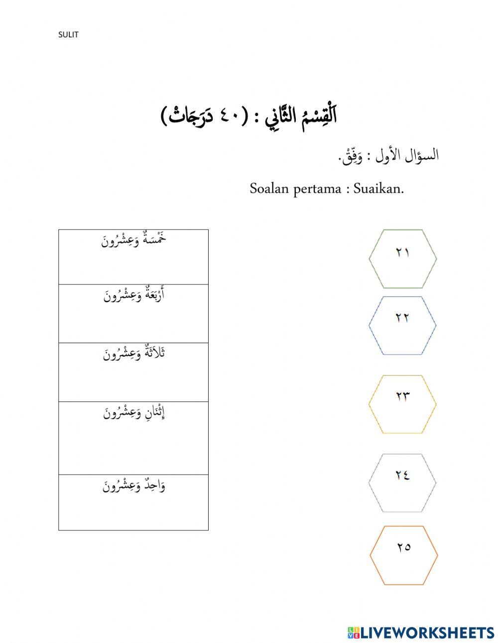 Bahasa Arab T2 Bhgn B