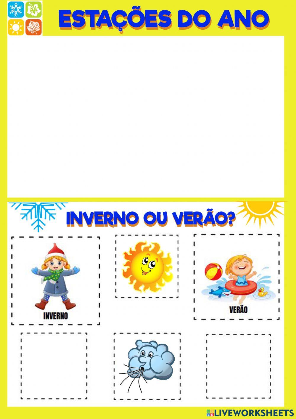 Estações do Ano - Verão-Inverno