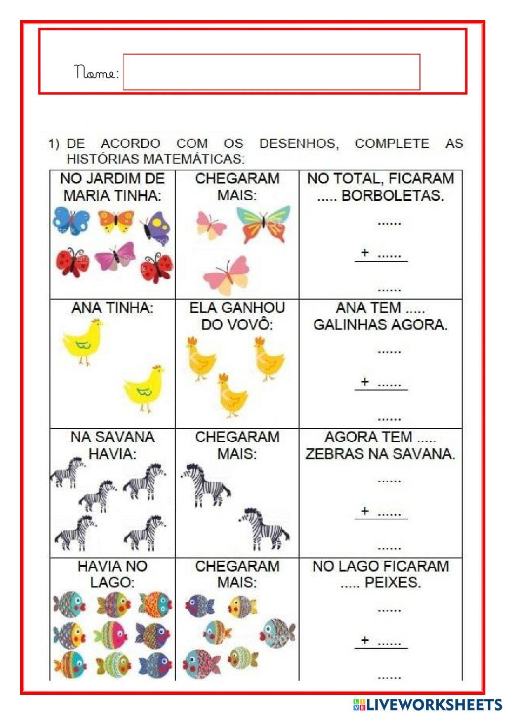 Matemática adição